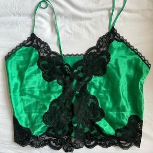 VINTAGE VICTORIAS SECRET SLIP TOP
